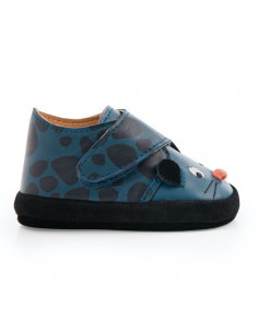 Chaussons cuir panthère... 2