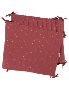 Tour de lit terracotta...