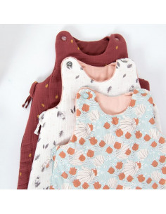 Gigoteuse fleurie bleue 70... 2