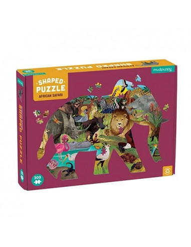 Puzzle forme éléphant 300 pièces