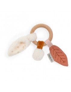 Anneau-hochet bois lapin...