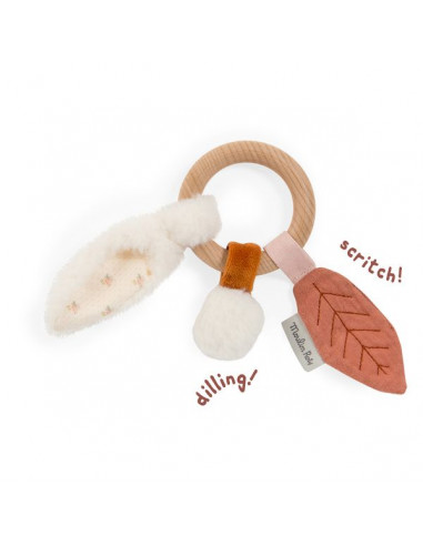 Anneau-hochet bois lapin Après la... Anneau-hochet bois lapin Après la...