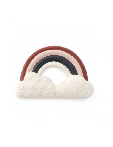 Anneau caoutchouc naturel arc en ciel...