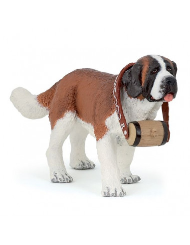 Figurine chien Saint-Bernard - Papo Figurine chien Saint-Bernard - Papo