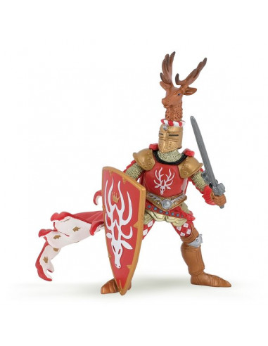 Figurine maître des armes cimier cerf...