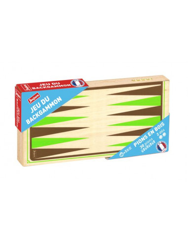 Jeu de backgammon pliant - Jeujura