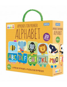 Livre et puzzle Apprends ton premier alphabet