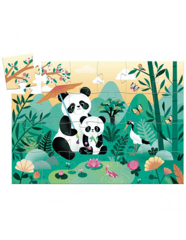 Puzzle 24 pièces Léo le panda - Djeco Puzzle 24 pièces Léo le panda - Djeco