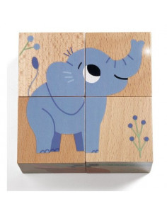 Cubes en bois Wild & Co -...