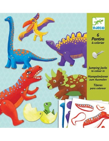 Petits pantins dinos - Djeco