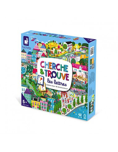 Cherche et trouve Les lettres - Janod Cherche et trouve Les lettres - Janod