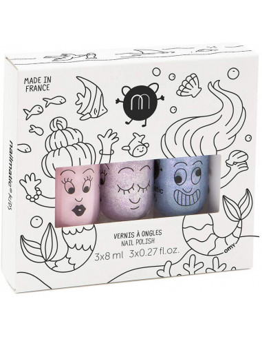 Coffret 3 vernis MERMAID Coffret 3 vernis MERMAID