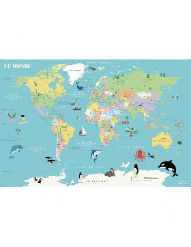 Carte du Monde magnétique Ingela P.... Carte du Monde magnétique Ingela P....