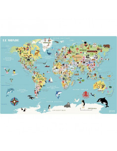 Carte du Monde magnétique...