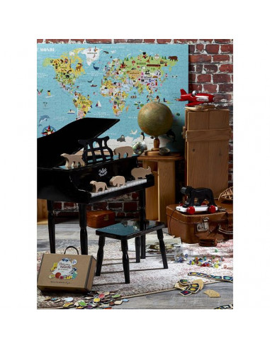 Carte du Monde magnétique Ingela P.... Carte du Monde magnétique Ingela P....