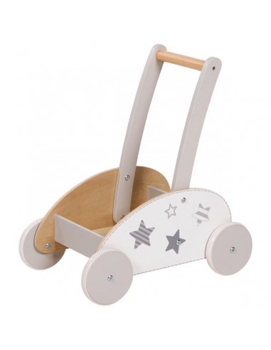 Chariot A Pousser En Bois Goki Jouet D Eveil En Bois