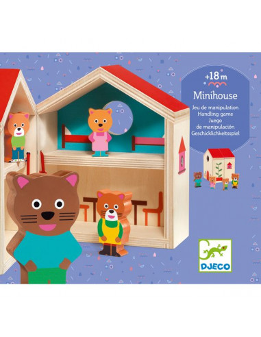 Minifarm Petite ferme Djeco avec animaux dès 18 mois - 21,50€