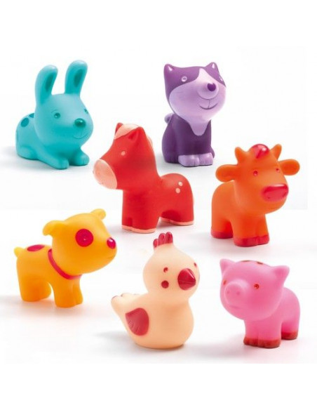 12 pièces jouets animaux figurines en plastique animaux de la ferme décor 