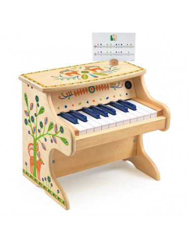 Guitare jouet pour enfant - Animambo 6 cordes métalliques - Djeco