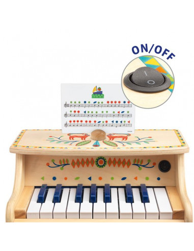 Piano électronique Animambo - Djeco Piano électronique Animambo - Djeco