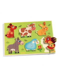 Puzzle bois coucou prairie... 2
