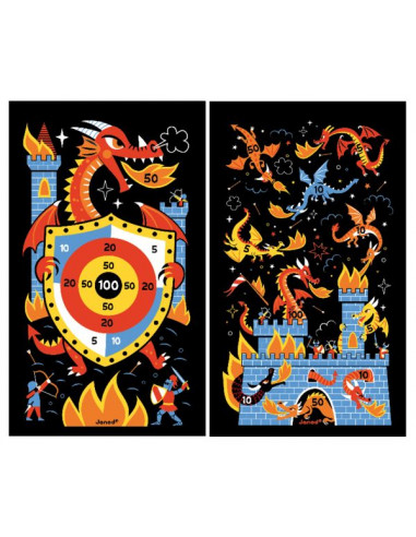 Jeu de fléchettes magnétiques Dragons... Jeu de fléchettes magnétiques Dragons...