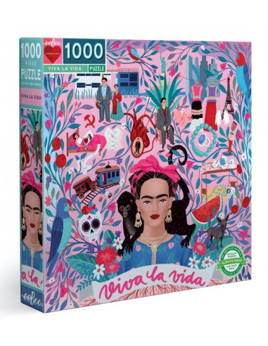 Puzzle viva la vida 1000 pièces - Eeboo