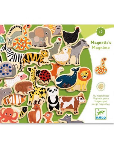 Jeu magnétique bois Magnimo - Djeco Jeu magnétique bois Magnimo - Djeco