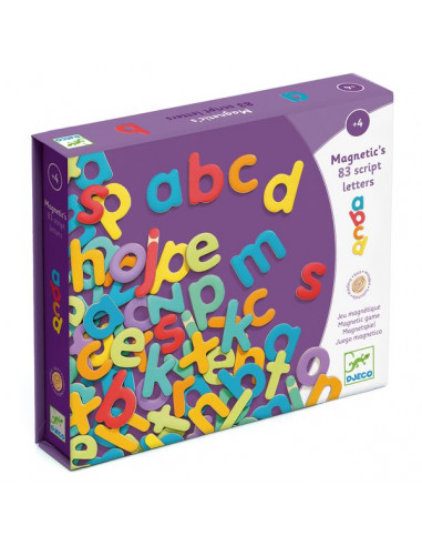 83 lettres en bois tableau et magnets djeco lapouleapois fr