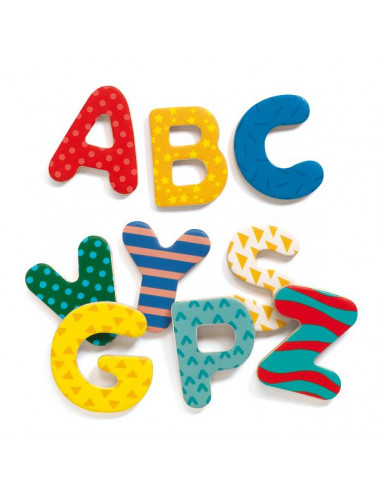 38 lettres magnétiques - Djeco 38 lettres magnétiques - Djeco
