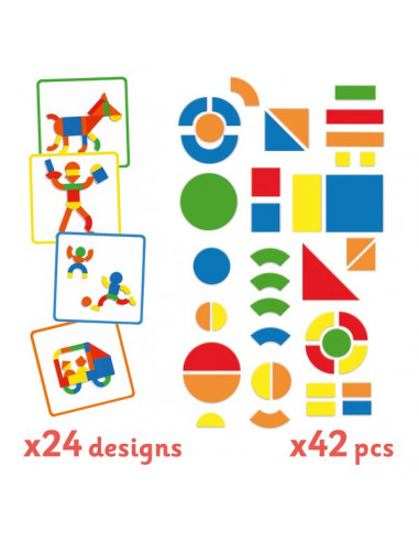 Coffret géoforme - Djeco Coffret géoforme - Djeco