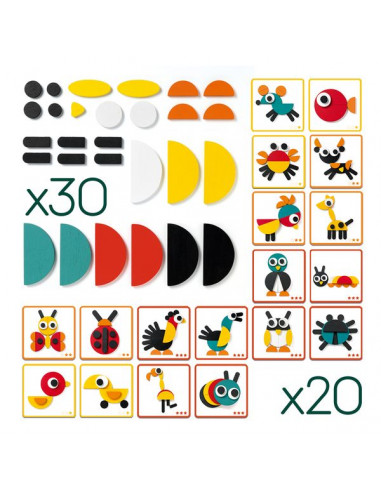 Jeu Ze géoanimo - Djeco Jeu Ze géoanimo - Djeco