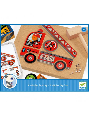 Véhicules tap tap - Djeco Véhicules tap tap - Djeco