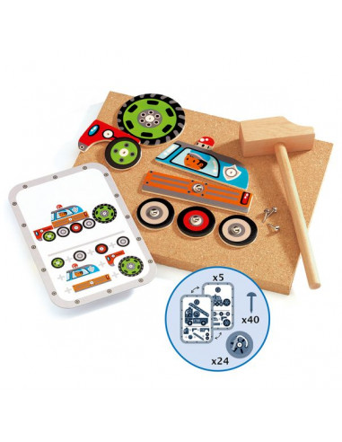 Véhicules tap tap - Djeco Véhicules tap tap - Djeco