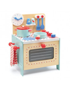 Cuisinière bleue