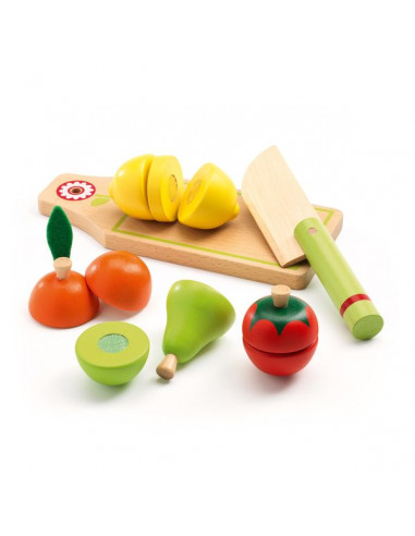 legumes fruits pour marchande et dînette jouet en bois** 1 chocolat en bois 