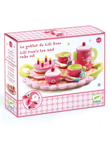 Plateau Gouter Lili Rose Dinette En Bois Djeco Lapouleapois Fr Plateau Gouter Lili Rose Dinette En Bois Djeco Lapouleapois Fr