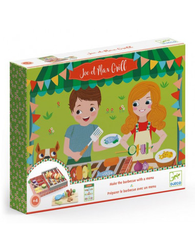 Dinette Joe et Max grill - Djeco Dinette Joe et Max grill - Djeco