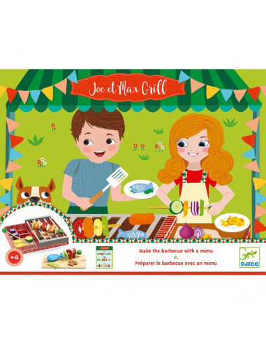 Dinette Joe et Max grill - Djeco Dinette Joe et Max grill - Djeco