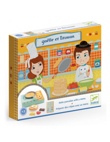 Gaëlle et Titouan atelier crêpe - Djeco Gaëlle et Titouan atelier crêpe - Djeco