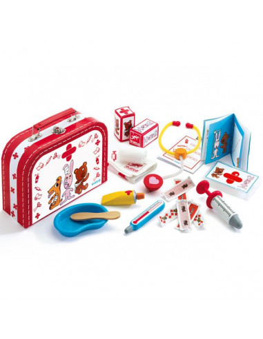 Valise de docteur Bobodoudou - Djeco Valise de docteur Bobodoudou - Djeco