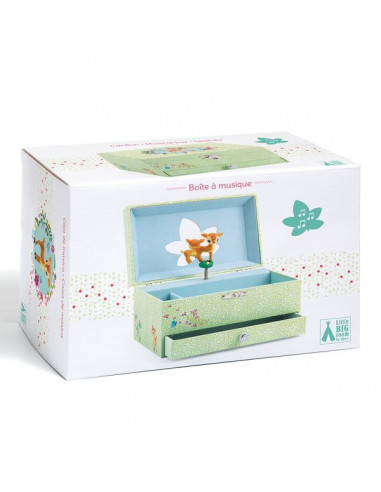Boîte à musique chanson du faon - Djeco Boîte à musique chanson du faon - Djeco
