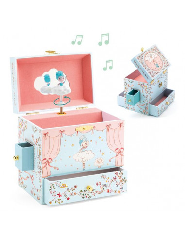 Boîte à musique ballerine en scène -... Boîte à musique ballerine en scène -...