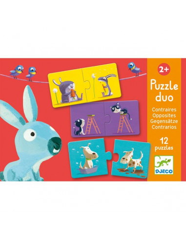 Puzzle duo contraires - Djeco Puzzle duo contraires - Djeco