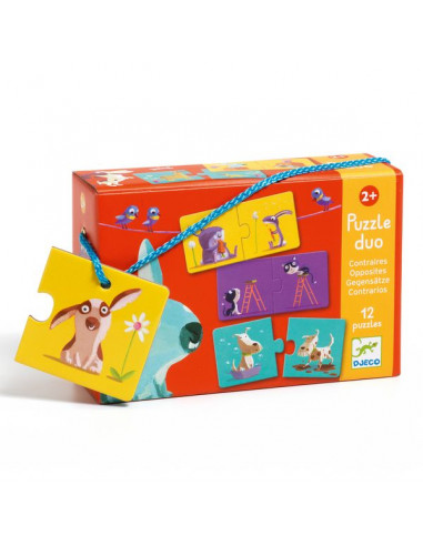 Puzzle duo contraires - Djeco