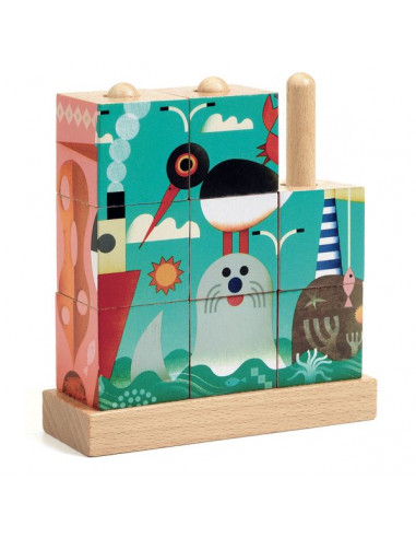 Puzzle en bois Puzz up Sea - Djeco