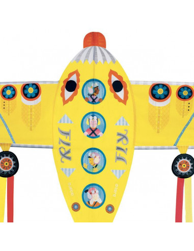 Cerf-volant maxi plane - Djeco Cerf-volant maxi plane - Djeco