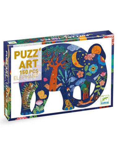 Elephant Puzz'art 150 pièces - Djeco