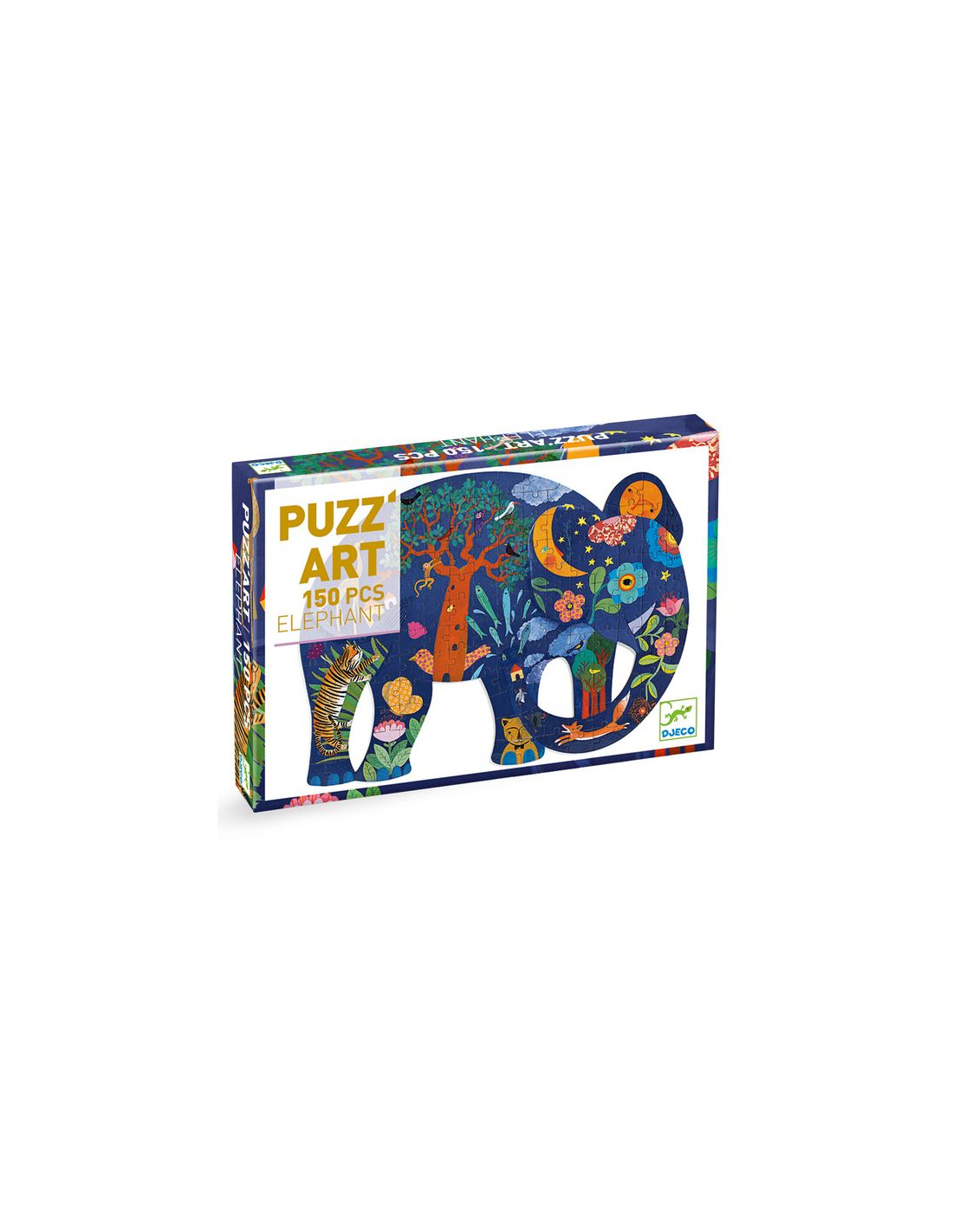 Puzzle Djeco - Eléphant (14 pièces) - Jeux de société - Acheter