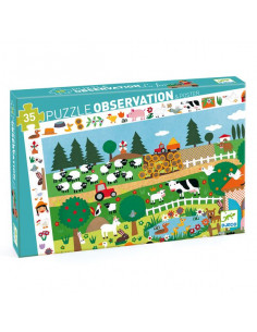 Puzzle d'observation La ferme